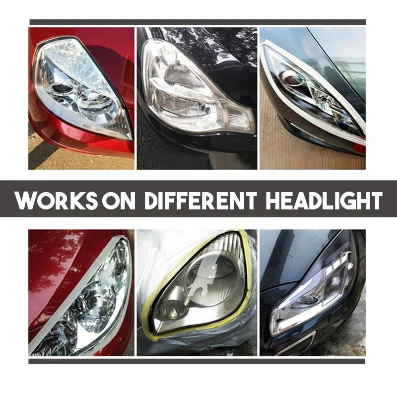 Koplamp Restauratie Set 20ml Herstelvloeistof met Spons voor Autolampen UV Bescherming Hydrofobe Coating | Sansoti