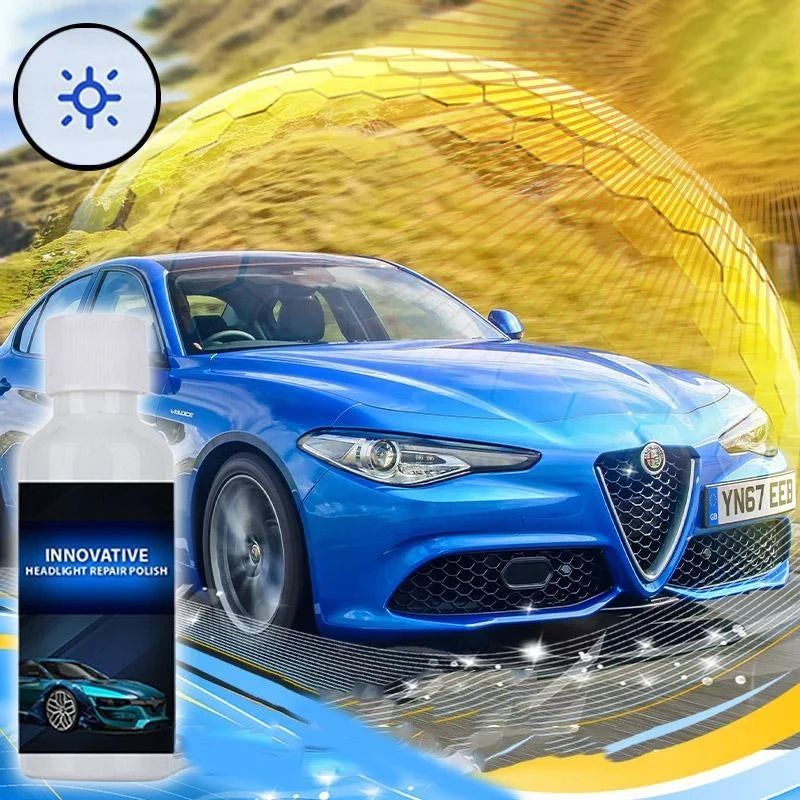 Koplamp Restauratie Set 20ml Herstelvloeistof met Spons voor Autolampen UV Bescherming Hydrofobe Coating | Sansoti