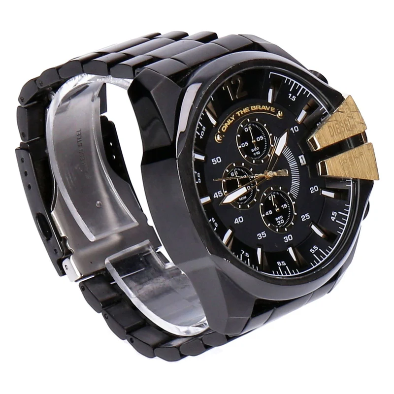 Diesel Mega Chief DZ438 Quarzuhr schwarz 59 mm Herren