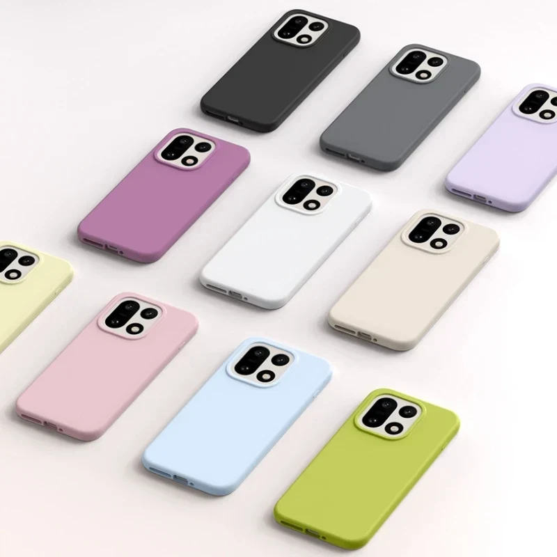 Vloeibaar Siliconen Telefoonhoesje voor OnePlus met Camerarand Bescherming Antislip Grip Shockproof Design | Sansoti