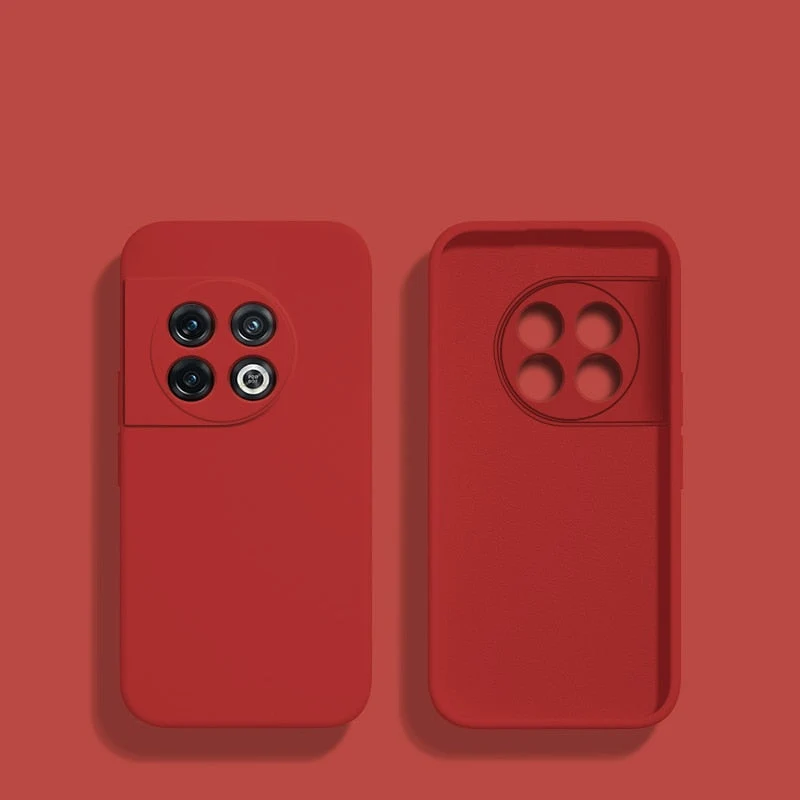 Vloeibaar Siliconen Telefoonhoesje voor OnePlus met Camerarand Bescherming Antislip Grip Shockproof Design | Sansoti