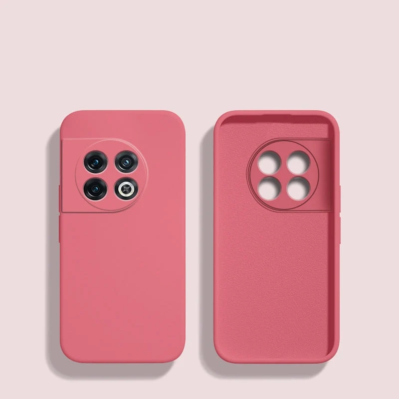 Vloeibaar Siliconen Telefoonhoesje voor OnePlus met Camerarand Bescherming Antislip Grip Shockproof Design | Sansoti