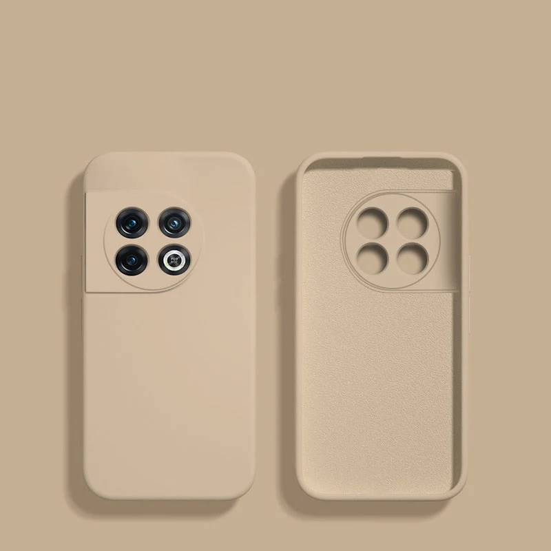 Vloeibaar Siliconen Telefoonhoesje voor OnePlus met Camerarand Bescherming Antislip Grip Shockproof Design | Sansoti