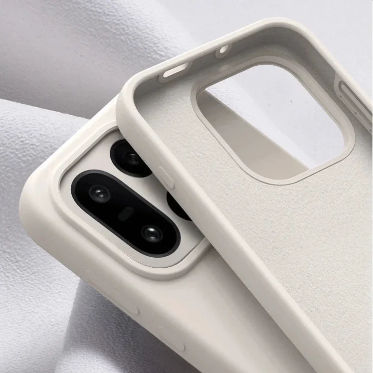 Vloeibaar Siliconen Telefoonhoesje voor OnePlus met Camerarand Bescherming Antislip Grip Shockproof Design | Sansoti