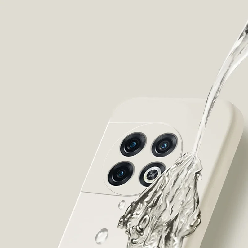 Vloeibaar Siliconen Telefoonhoesje voor OnePlus met Camerarand Bescherming Antislip Grip Shockproof Design | Sansoti