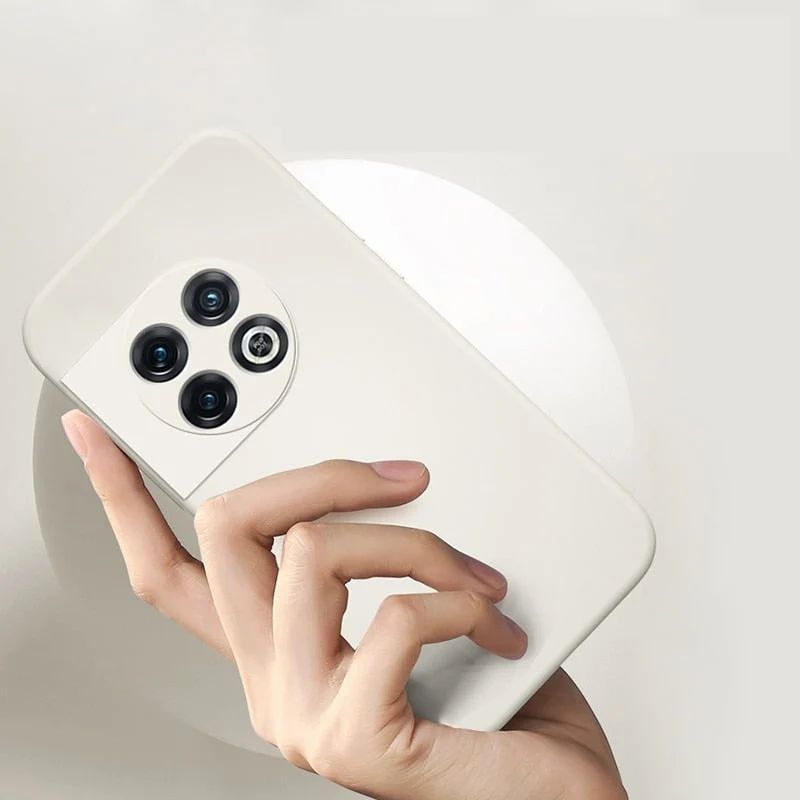 Vloeibaar Siliconen Telefoonhoesje voor OnePlus met Camerarand Bescherming Antislip Grip Shockproof Design | Sansoti