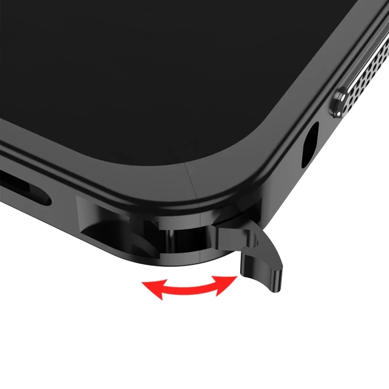 Aluminium Telefoonbumper met Koeling Zwart Zilver Blauw Grijs voor Google Pixel Beschermframe Shockproof | Sansoti