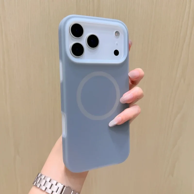 Siliconen iPhone Hoesje met Magnetische Ring 360° Draaibaar Shockproof Bescherming 12 Kleuren iPhone 15 16 17 | Sansoti
