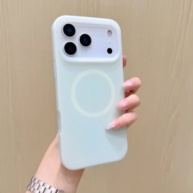 Siliconen iPhone Hoesje met Magnetische Ring 360° Draaibaar Shockproof Bescherming 12 Kleuren iPhone 15 16 17 | Sansoti