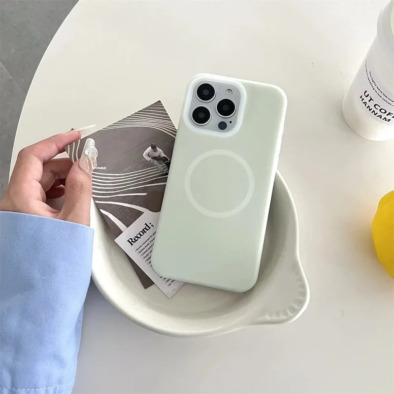 Siliconen iPhone Hoesje met Magnetische Ring 360° Draaibaar Shockproof Bescherming 12 Kleuren iPhone 15 16 17 | Sansoti