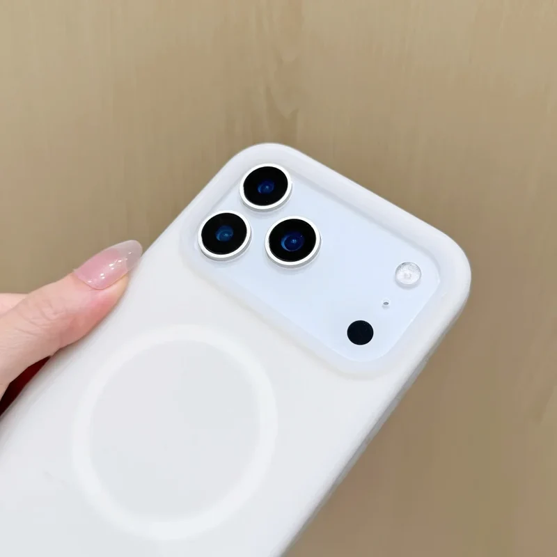 Siliconen iPhone Hoesje met Magnetische Ring 360° Draaibaar Shockproof Bescherming 12 Kleuren iPhone 15 16 17 | Sansoti