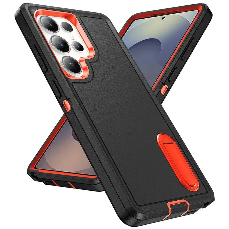 Robuuste Telefoonhoes met Standaard voor Galaxy S23-S26 - Militaire Bescherming Camera Schokbestendig | Sansoti