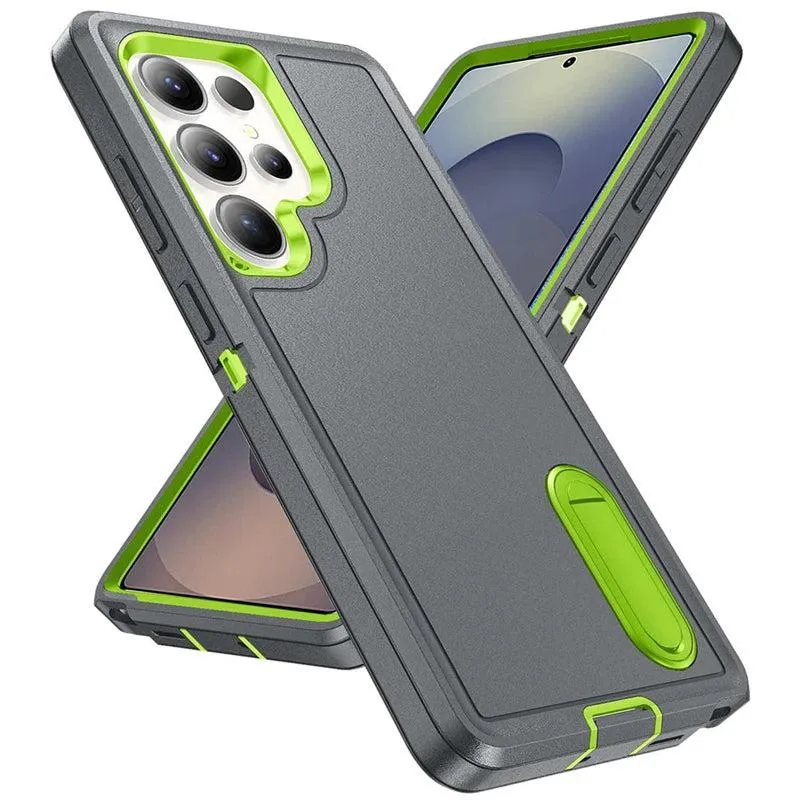 Robuuste Telefoonhoes met Standaard voor Galaxy S23-S26 - Militaire Bescherming Camera Schokbestendig | Sansoti