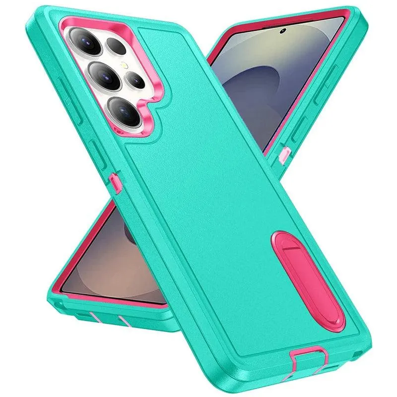 Robuuste Telefoonhoes met Standaard voor Galaxy S23-S26 - Militaire Bescherming Camera Schokbestendig | Sansoti