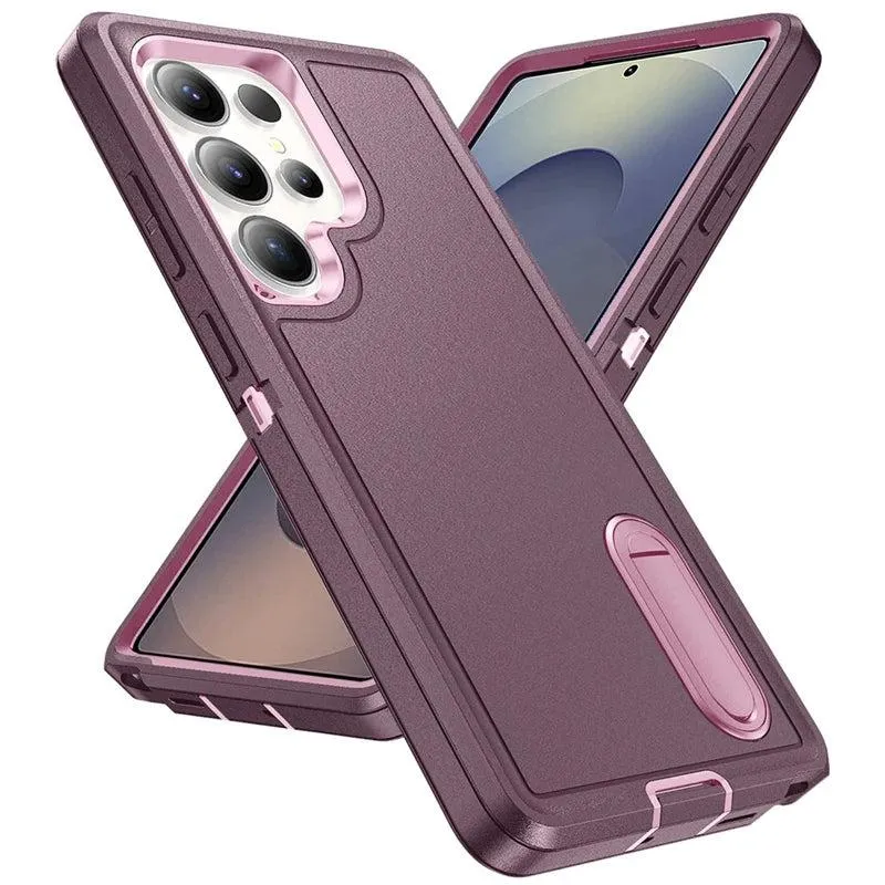 Robuuste Telefoonhoes met Standaard voor Galaxy S23-S26 - Militaire Bescherming Camera Schokbestendig | Sansoti
