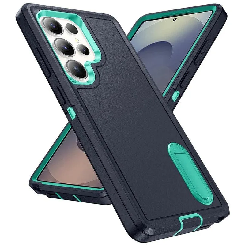 Robuuste Telefoonhoes met Standaard voor Galaxy S23-S26 - Militaire Bescherming Camera Schokbestendig | Sansoti