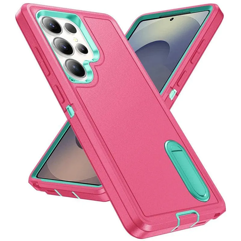 Robuuste Telefoonhoes met Standaard voor Galaxy S23-S26 - Militaire Bescherming Camera Schokbestendig | Sansoti