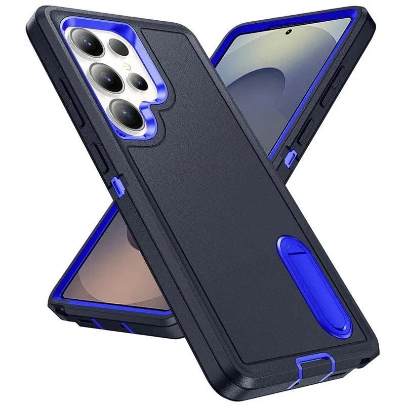 Robuuste Telefoonhoes met Standaard voor Galaxy S23-S26 - Militaire Bescherming Camera Schokbestendig | Sansoti