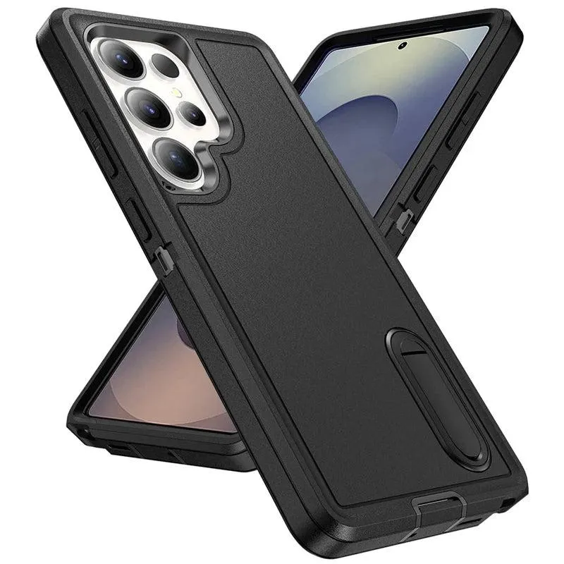 Robuuste Telefoonhoes met Standaard voor Galaxy S23-S26 - Militaire Bescherming Camera Schokbestendig | Sansoti