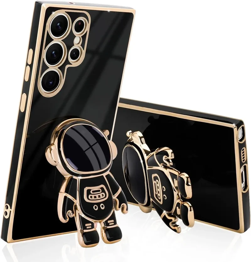 Telefoonhoesje met Astronaut Standaard voor Samsung Galaxy - TPU Beschermhoes met Universele Standaard | Sansoti