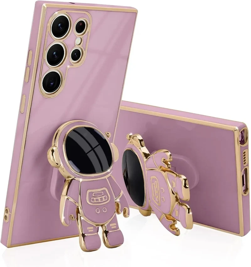 Telefoonhoesje met Astronaut Standaard voor Samsung Galaxy - TPU Beschermhoes met Universele Standaard | Sansoti