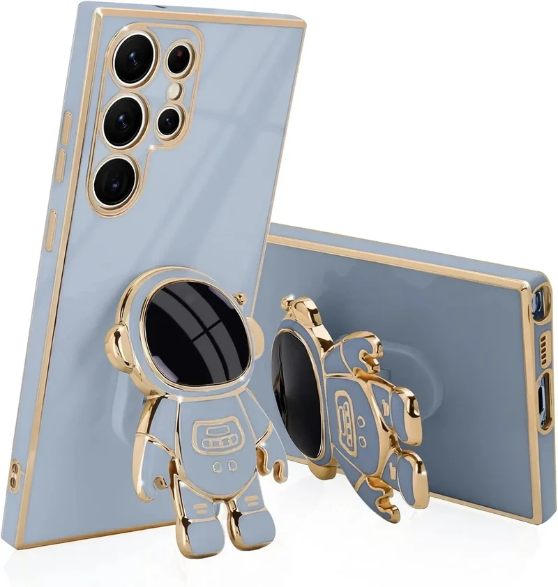 Telefoonhoesje met Astronaut Standaard voor Samsung Galaxy - TPU Beschermhoes met Universele Standaard | Sansoti