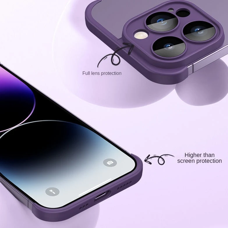 Minimalistische iPhone Beschermframes Boven Onder Camera Metaal Siliconen 6 Kleuren Draadloos Laden Stijlvol | Sansoti