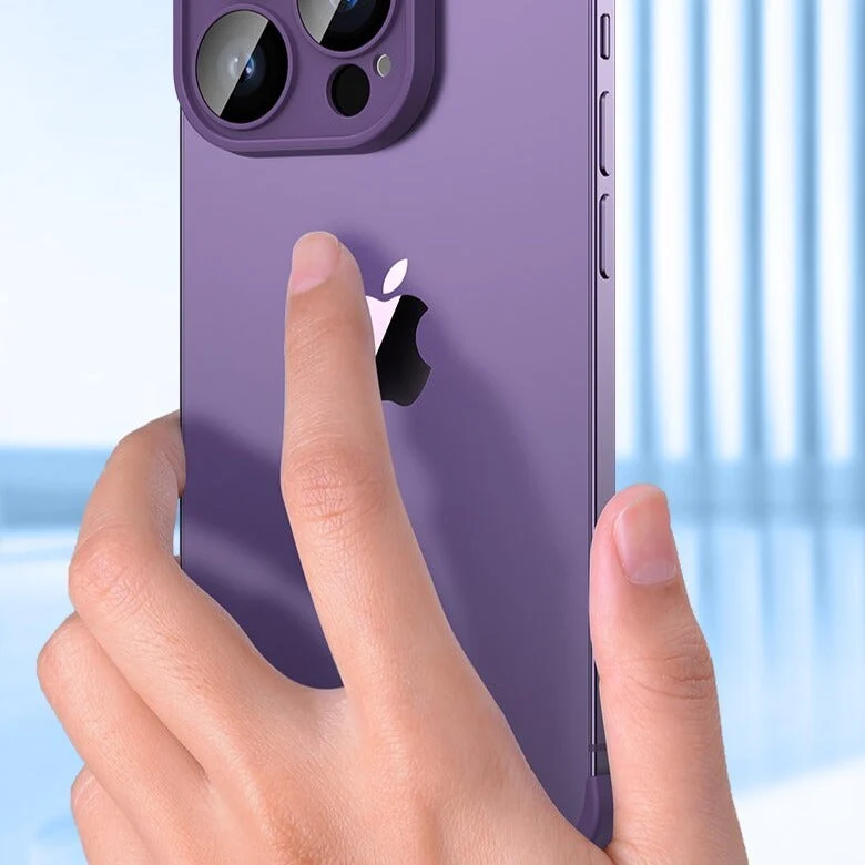 Minimalistische iPhone Beschermframes Boven Onder Camera Metaal Siliconen 6 Kleuren Draadloos Laden Stijlvol | Sansoti
