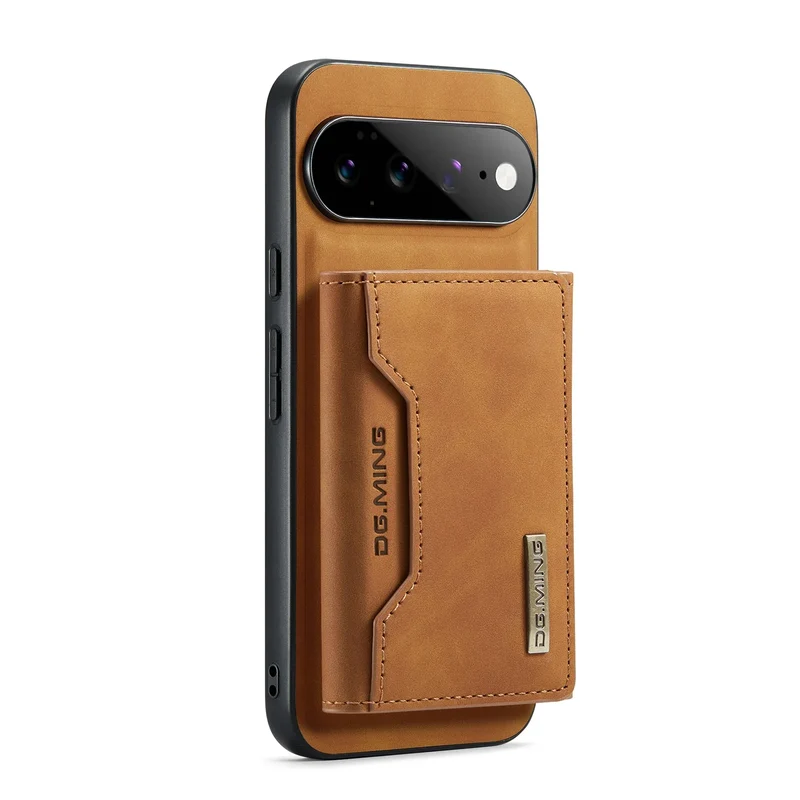 Afneembare Lederen Portemonnee Hoes Google Pixel Magnetisch met Kaartslots Bruin Zwart Smartphone Accessoire | Sansoti