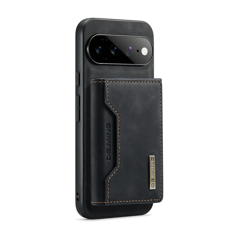 Afneembare Lederen Portemonnee Hoes Google Pixel Magnetisch met Kaartslots Bruin Zwart Smartphone Accessoire | Sansoti