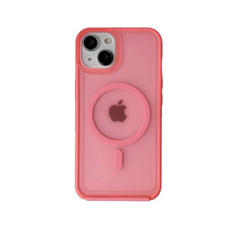 Prismatische Telefoonhoes met Draadloos Opladen iPhone 14 15 16 Pro Max Transparante Beschermhoes Shockproof | Sansoti