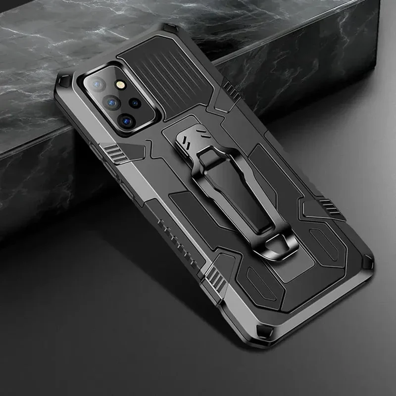 Robuuste Telefoonhoes met Clip voor Samsung Galaxy – Schokbestendig Hard PC TPU Anti-Vingerafdruk Bescherming | Sansoti