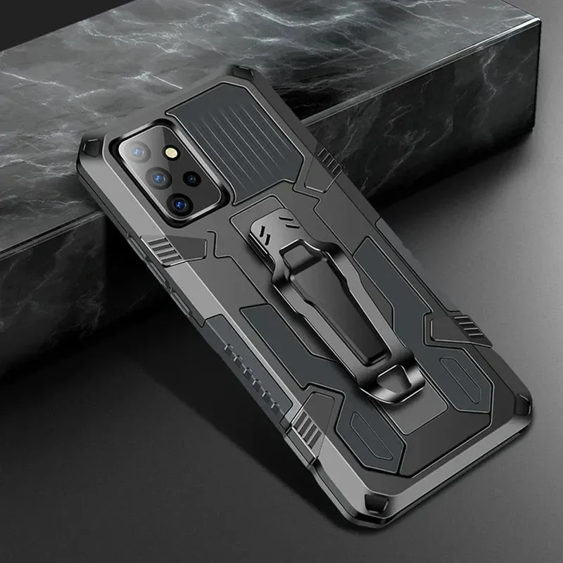 Robuuste Telefoonhoes met Clip voor Samsung Galaxy – Schokbestendig Hard PC TPU Anti-Vingerafdruk Bescherming | Sansoti