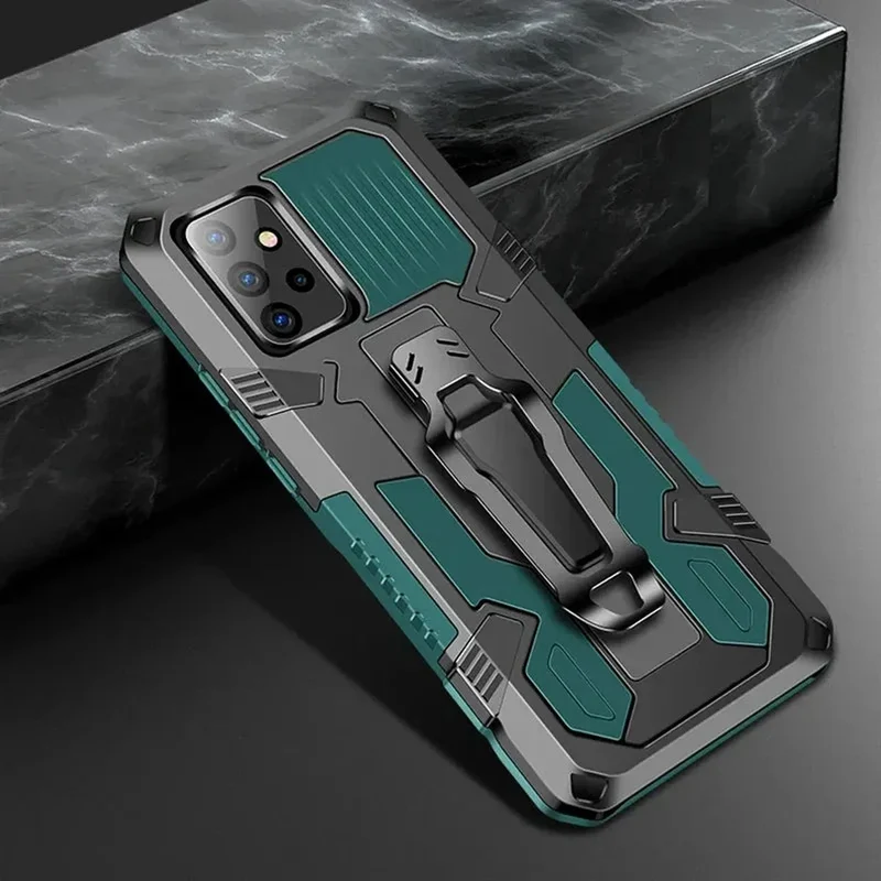 Robuuste Telefoonhoes met Clip voor Samsung Galaxy – Schokbestendig Hard PC TPU Anti-Vingerafdruk Bescherming | Sansoti