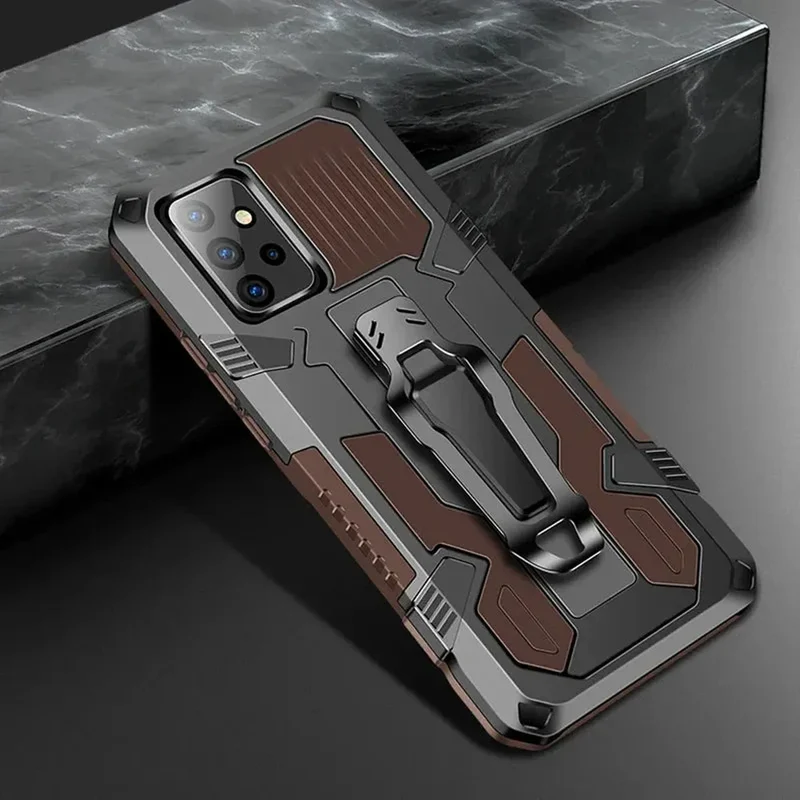 Robuuste Telefoonhoes met Clip voor Samsung Galaxy – Schokbestendig Hard PC TPU Anti-Vingerafdruk Bescherming | Sansoti