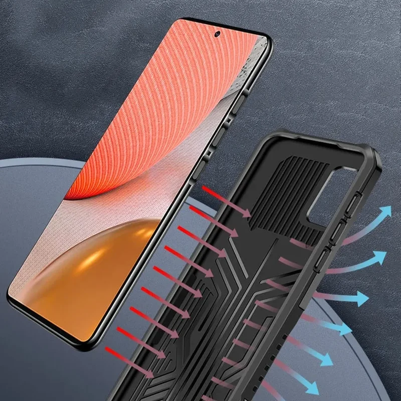 Robuuste Telefoonhoes met Clip voor Samsung Galaxy – Schokbestendig Hard PC TPU Anti-Vingerafdruk Bescherming | Sansoti