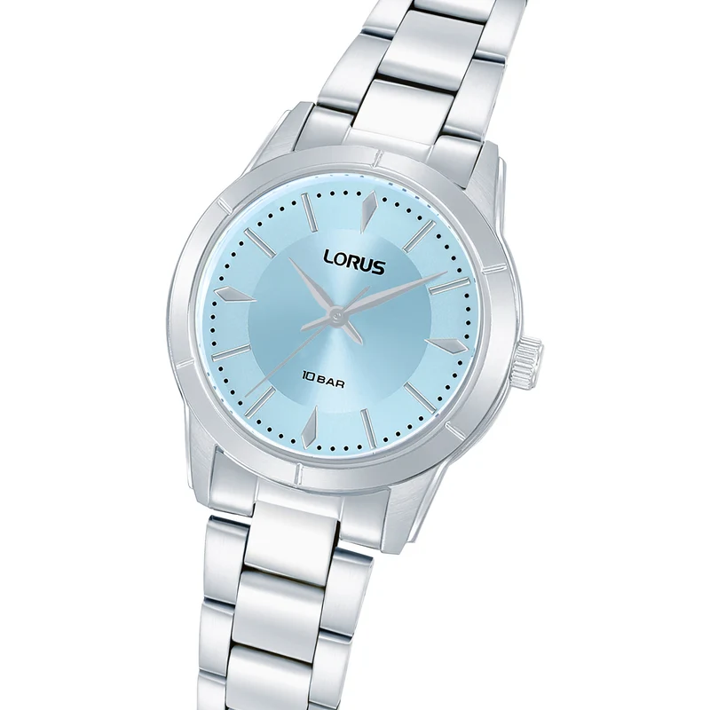Lorus RG225YX9 Damen Armbanduhr Hellblau • Mineralglas • 10 ATM