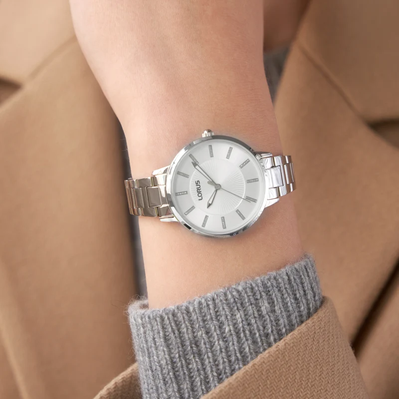 Lorus RG215VX9 Damen Armbanduhr Weiß • Mineralglas • Edelstahlgehäuse