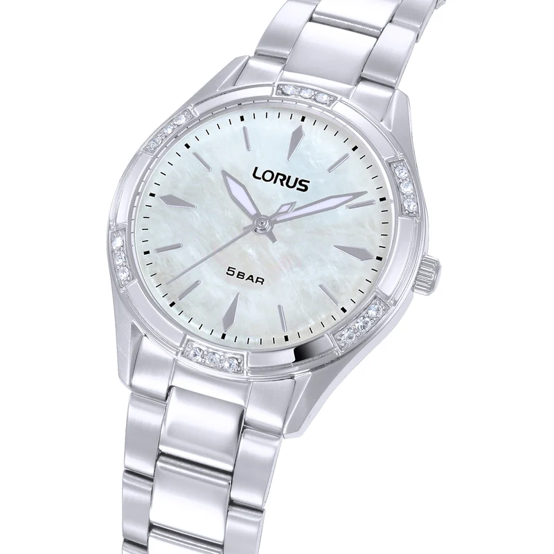 Lorus Ladies RG203ZX9 Damenuhr • Perlmutt-Zifferblatt • Mineralglas