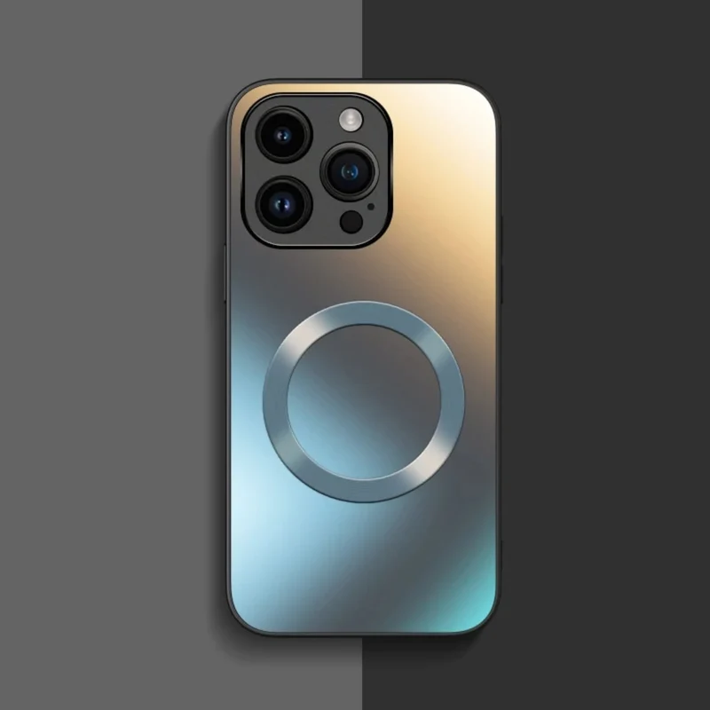 Magnetische Hoesje iPhone 11-17 Matt Antislip Camerabescherming Stootvast Beschermend Dagelijks Gebruik | Sansoti