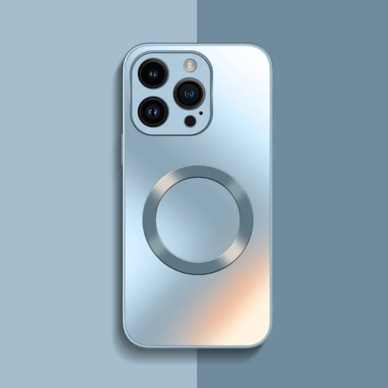 Magnetische Hoesje iPhone 11-17 Matt Antislip Camerabescherming Stootvast Beschermend Dagelijks Gebruik | Sansoti