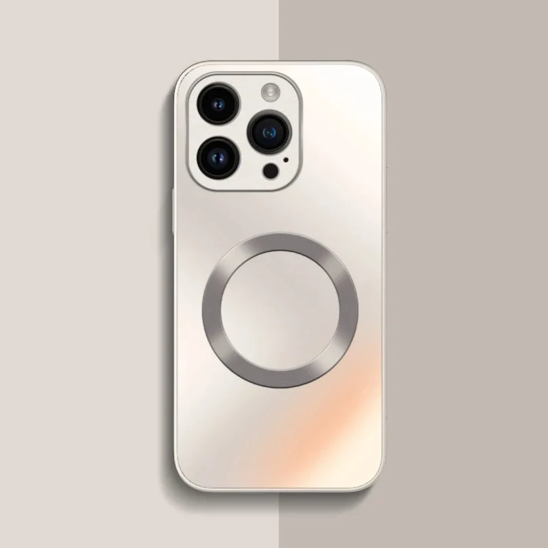 Magnetische Hoesje iPhone 11-17 Matt Antislip Camerabescherming Stootvast Beschermend Dagelijks Gebruik | Sansoti