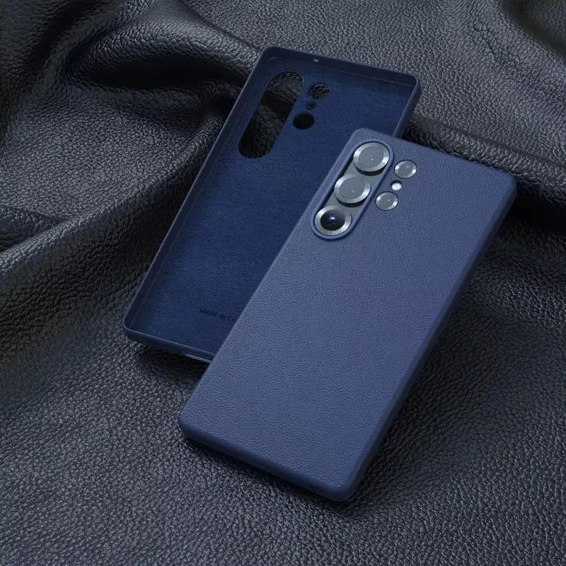Lederen Telefoonhoesje Premium Bescherming met Verhoogde Rand voor Camera en Scherm Stijlvol Duurzaam | Sansoti