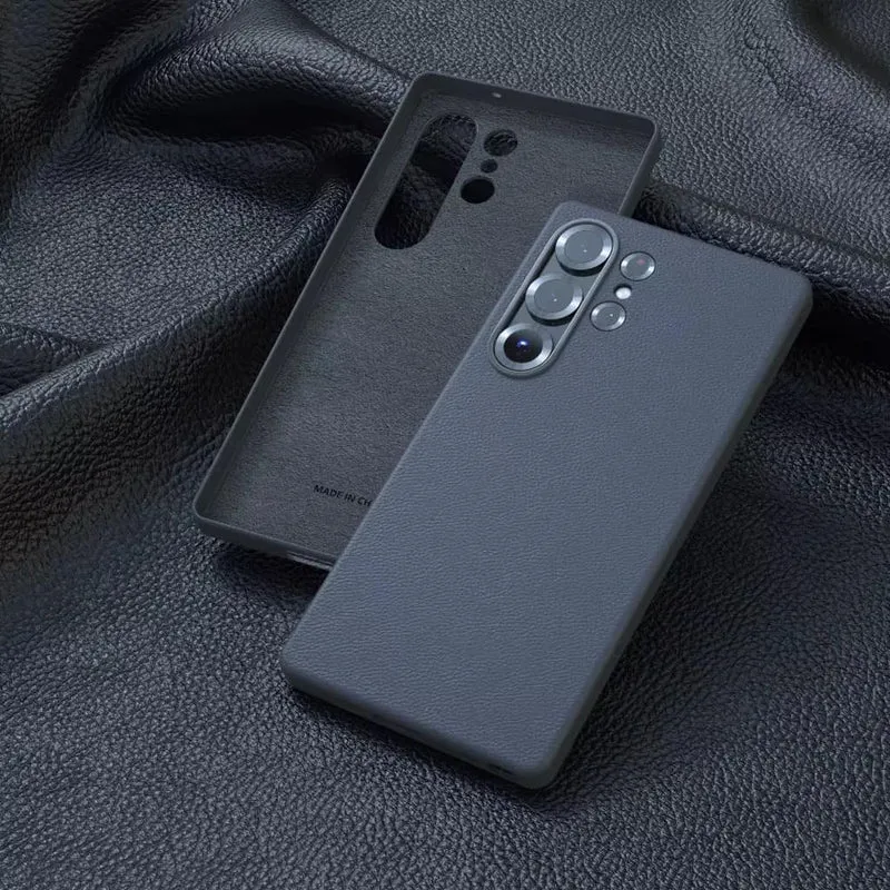 Lederen Telefoonhoesje Premium Bescherming met Verhoogde Rand voor Camera en Scherm Stijlvol Duurzaam | Sansoti