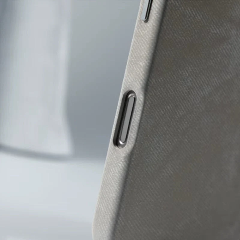 Polyester iPhone Hoesje met Denim-Look voor 13 tot 17 Draadloos Laden Compatibel Stevige Bescherming | Sansoti