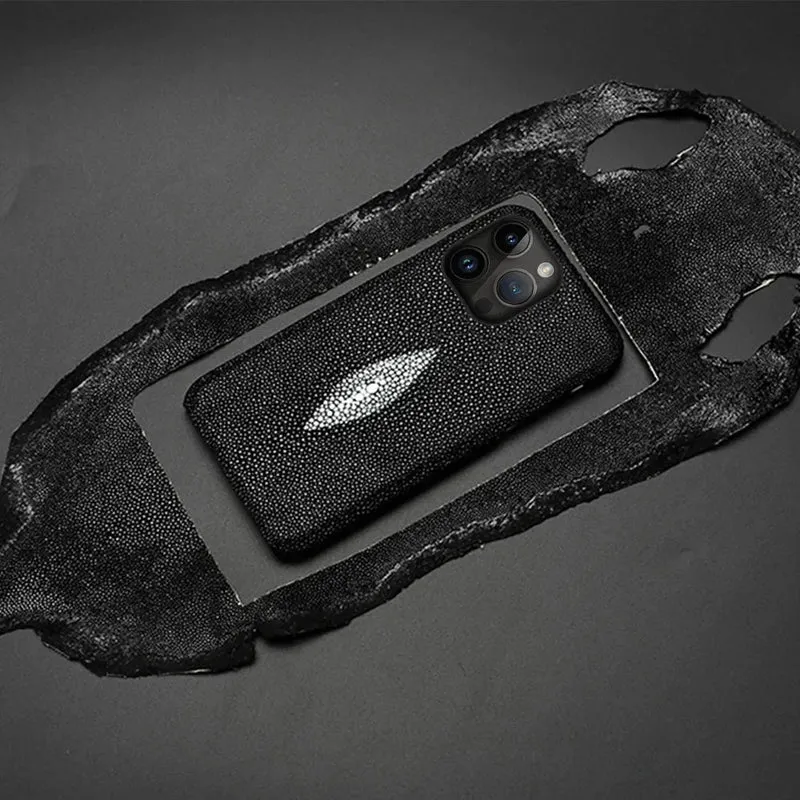 Roggenhuiden iPhone Hoesje Echt Leer Schokbestendig Bescherming Luxe Design 11 tot 17 Pro Max Air Models | Sansoti