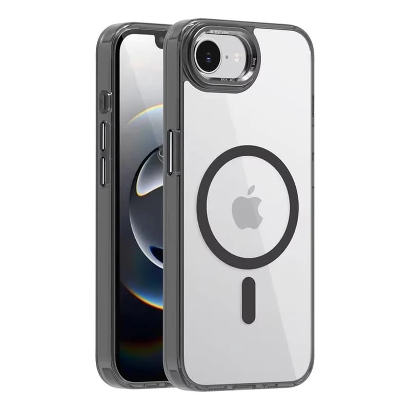 Schokbestendige Telefoonhoes iPhone 16E Siliconen TPU Beschermhoesje met Knoppen Valbeveiliging Ultradun | Sansoti