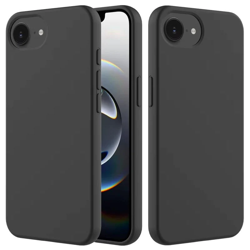 Schokbestendige Telefoonhoes iPhone 16E Siliconen TPU Beschermhoesje met Knoppen Valbeveiliging Ultradun | Sansoti