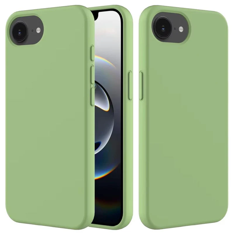 Schokbestendige Telefoonhoes iPhone 16E Siliconen TPU Beschermhoesje met Knoppen Valbeveiliging Ultradun | Sansoti