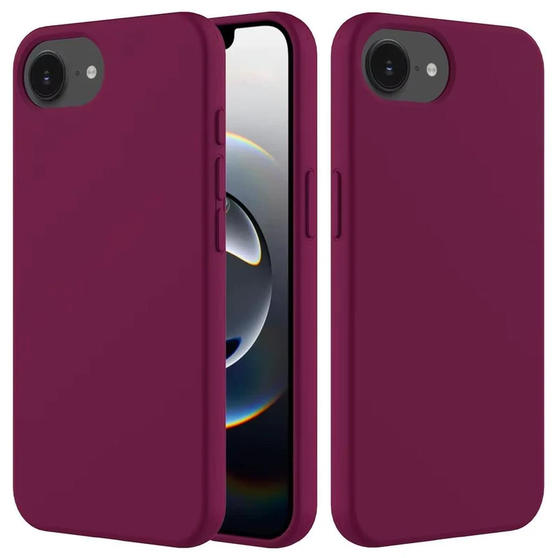 Schokbestendige Telefoonhoes iPhone 16E Siliconen TPU Beschermhoesje met Knoppen Valbeveiliging Ultradun | Sansoti